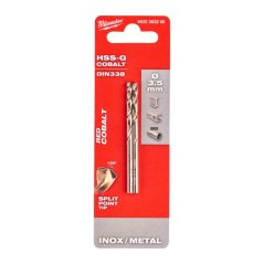 Milwaukee 3,5mm vrták do kovu HSS-G Co 2ks 4932363256