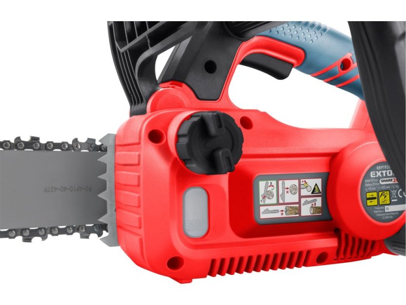 EXTOL PREMIUM 8891920 aku řetězová pila 30cm  SHARE20V, BRUSHLESS 1x 2Ah