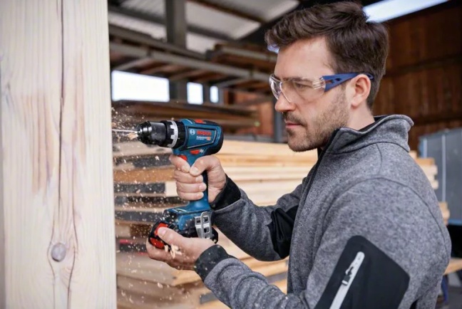 Bosch GSB 18V-90 C aku příklepový šroubovák 18 V 2x4Ah L-Boxx 0.601.9E9.104