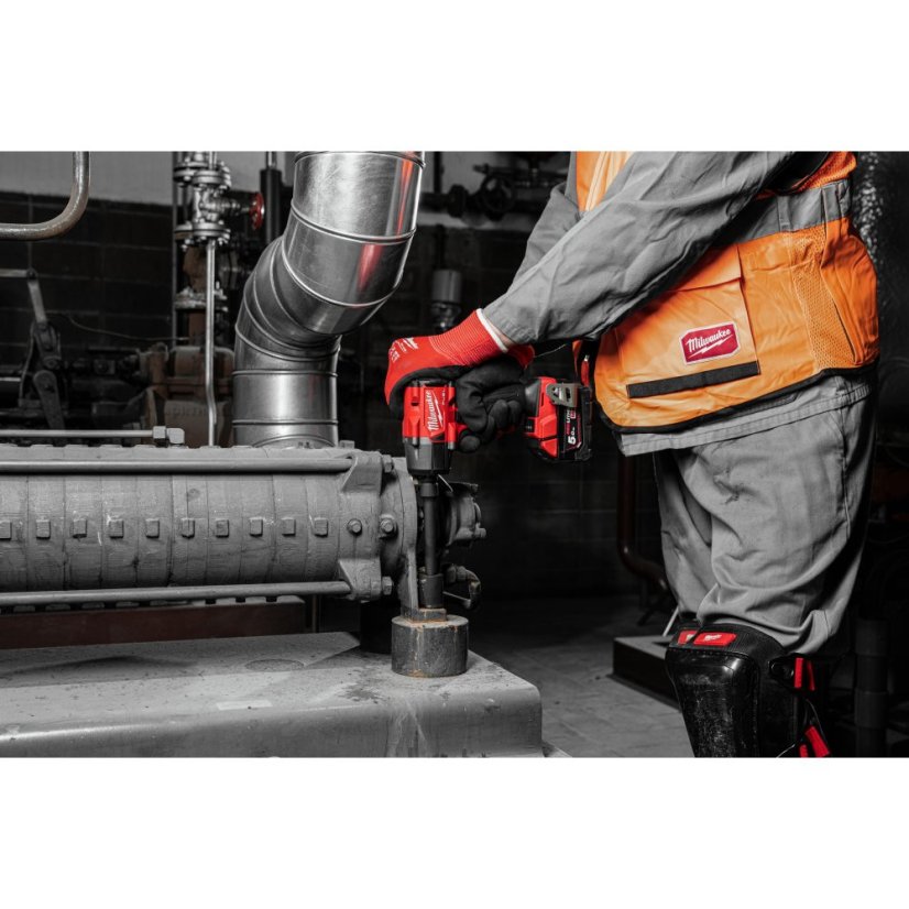 Milwaukee M18 FMTIW2P12-502X aku rázový utahovák 1/2" s aretačním čepem 2x5Ah 4933478453