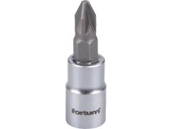 FORTUM 4701822 hlavice zástrčná 1/4" hrot pozidriv, PZ 2, L 37mm