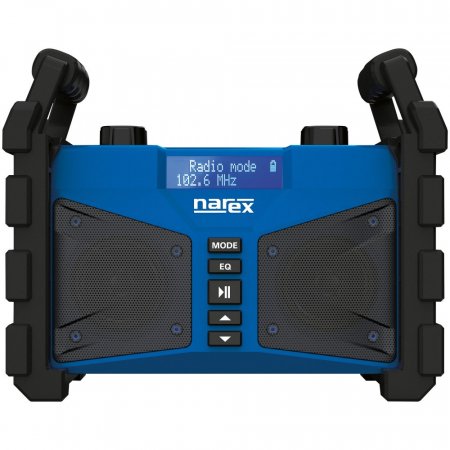 Narex BT-02 přenosné pracovní rádio s funkcí Bluetooth a Powerbanky
