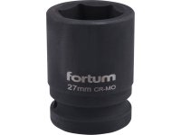 FORTUM 4703027 hlavice nástrčná rázová 3/4", 27mm, L 52mm