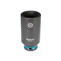 Makita E-16542 klíč nástrčný 30 mm prodloužený 1/2", čtyřhran, IMPACT BLACK