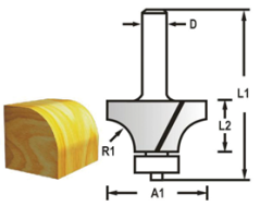 Makita D-48290 Zaoblovací fréza s ložiskem 6 mm
