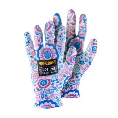 Procraft GL-G9 Pracovní rukavice L zahradní máčené v nitrilu