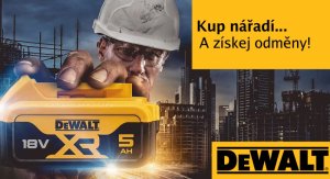 Získej zdarma Dewalt 18V XR® Akumulátor 5.0AH (DCB184-XJ) – 2026