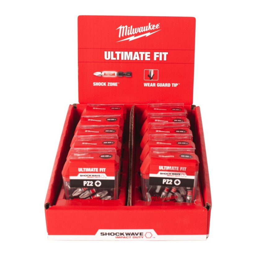 Milwaukee PZ2x50 mm šroubovací bit Shockwave Impact Duty 10 ks 4932430866