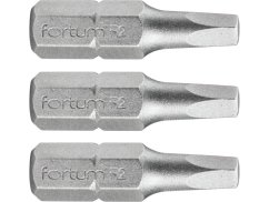 FORTUM 4741602 hrot čtverec sada 3ks, SQ 2x25mm, S2