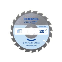 Dremel 2608846431 85x15x20T kotouč pilový na dřevo Blueprint (CS500)