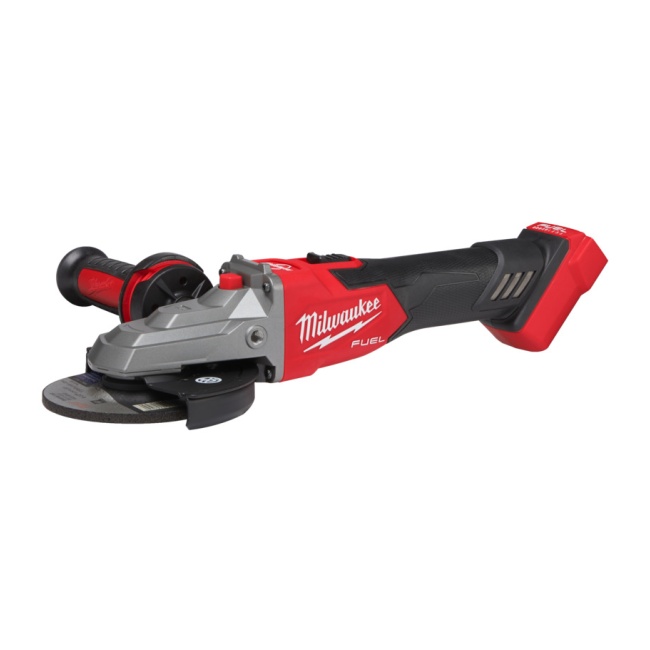 Milwaukee M18 FSAGF125XB-0X aku bruska úhlová 125mm FUEL s plochou hlavou, brzdou, plochý spínač bez aku 4933478438