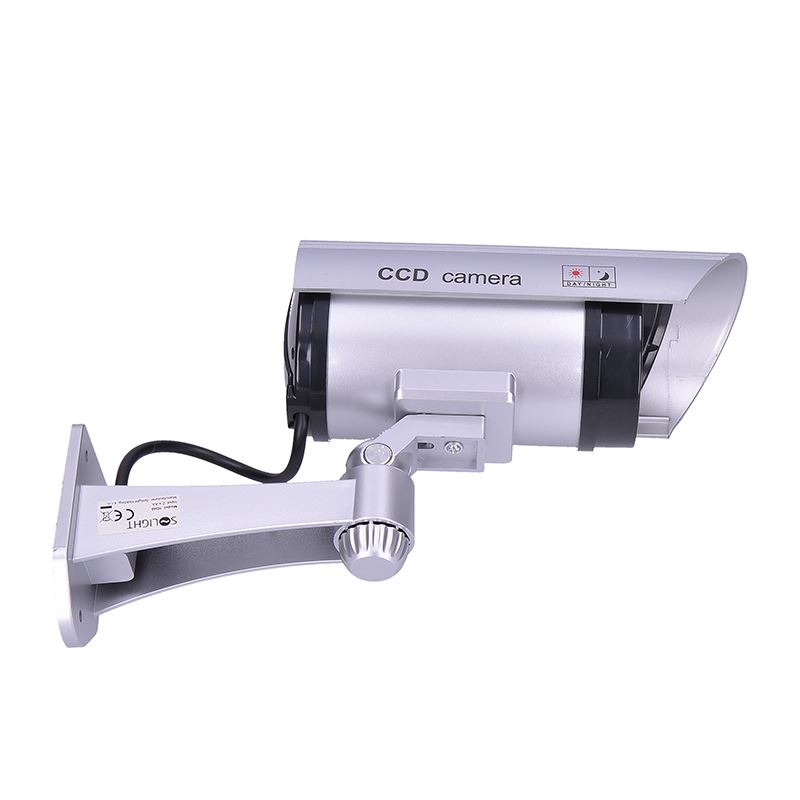 Solight 1D40 maketa bezpečnostní kamery, na stěnu, LED dioda, 2 x AA