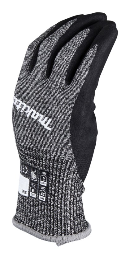 Makita P-84713 rukavice pracovní proti prořezu, nitril, velikost M/8