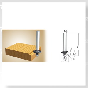 Makita D-09422 fréza na zaoblené hrany Makita D-09422 fréza na zaoblené hrany