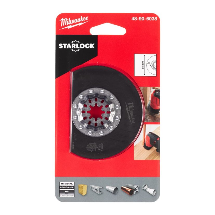Milwaukee široký nůž na ponorné řezání do multimateriálu 85x20mm 48906038