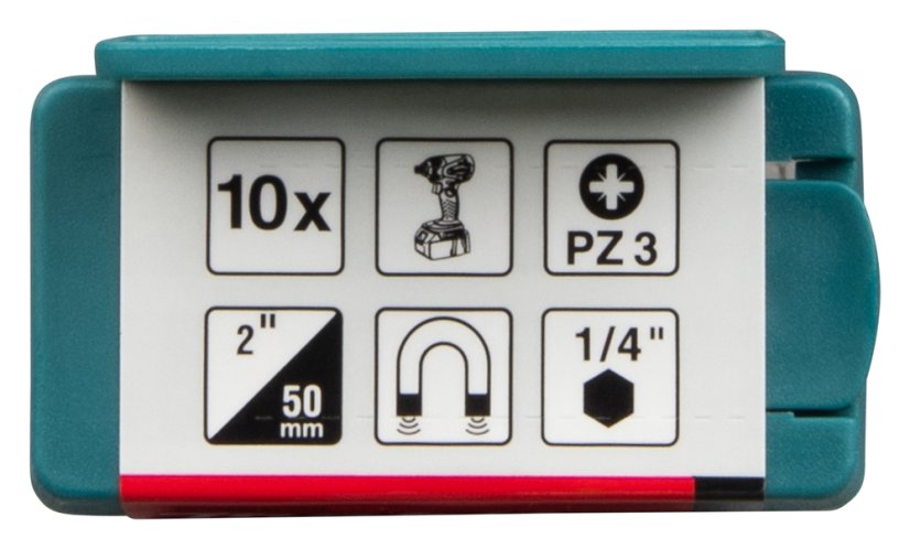 Makita E-26004 torzní bit PZ3 Impact Premier (E-form) 50mm 10 ks