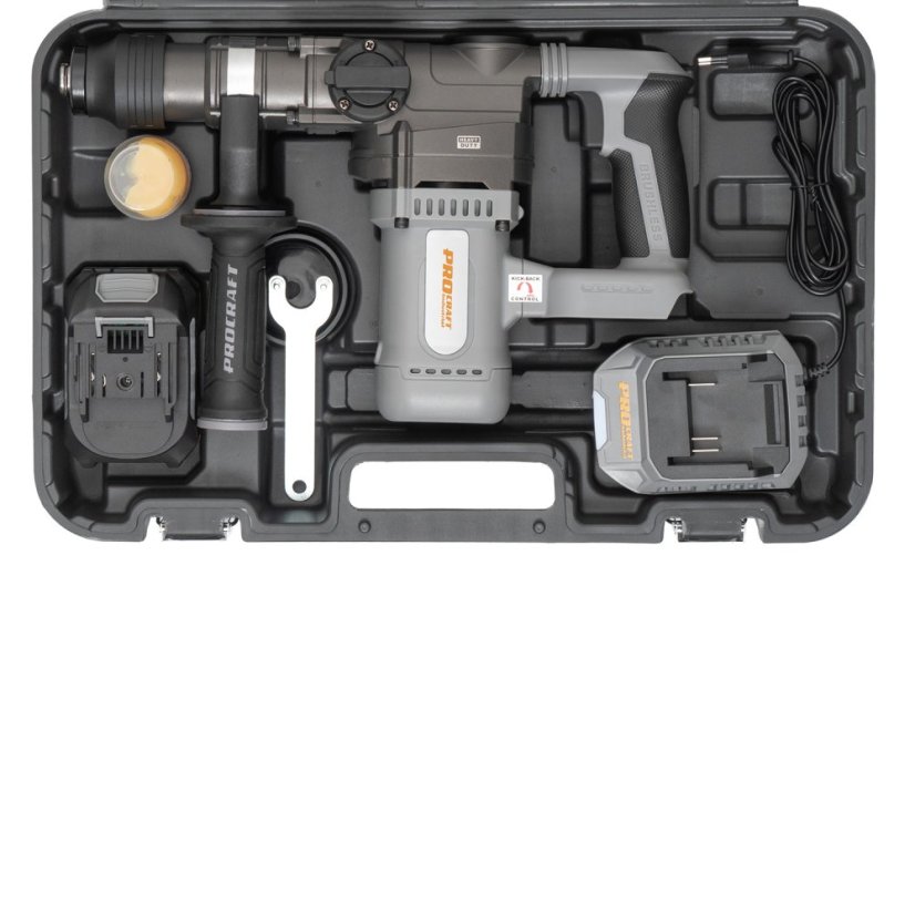Procraft Industrial SHD20A/AG125B-BB aku sada nářadí HD20A+AG125Bbb 20 V 1x4Ah