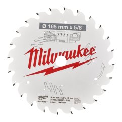 Milwaukee CSB P W 165 x 15.87 x 1.6 x 24ATB Kotouče pro okružní pily 4932471311