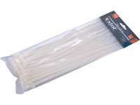 EXTOL PREMIUM 8856110 pásky stahovací na kabely bílé, 250x4,8mm, 100ks, nylon PA66