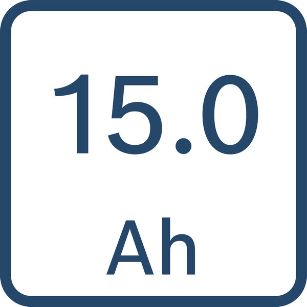 15 ampérhodin.