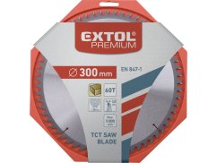 EXTOL PREMIUM 8803247 kotouč pilový s SK plátky, O 300x3,0x30mm, 60T