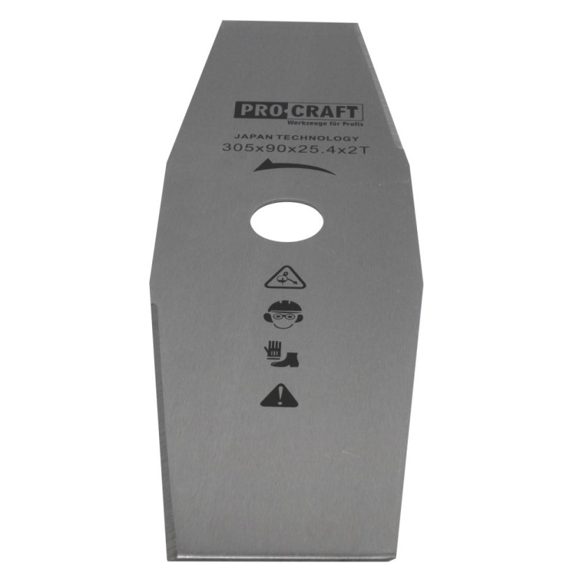 Procraft H-2T/H nůž do křovinořezu nerezový 305x25,4x90mm 2Z