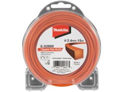 Makita E-02808 struna nylonová Plus hranatá 2,4mm/15m