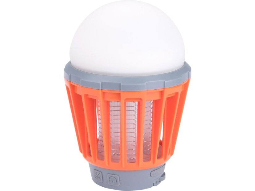 EXTOL LIGHT 43131 lucerna turistická s lapačem komárů, 180lm, USB nabíjení, 3x 1W LED