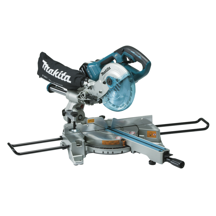 Makita DLS714NPT2 aku pokosová pila 190mm, Li-ion LXT 2x18V/5,0 Ah
