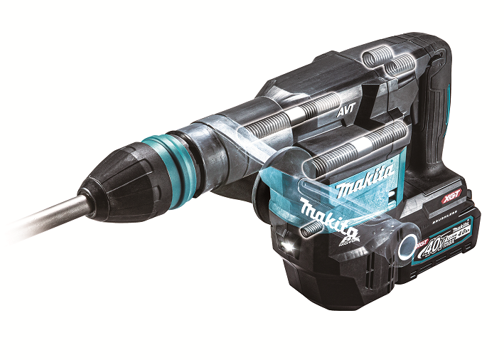 Makita HM001GZ02 aku bourací kladivo SDSMax s AWS Li-ion XGT 40V, bez aku Z