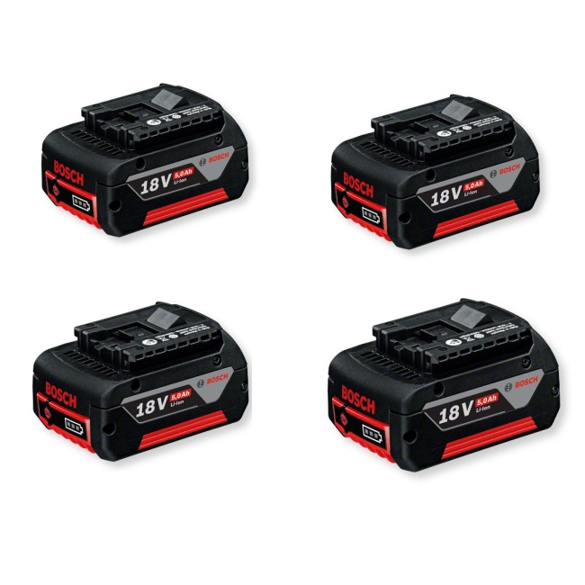 Bosch aku sada nářadí 18 V GSR 18V-65, GDX 18V-285, GBH 18V-26, GWS 18V-11 + 1x EXBA 5.5Ah 2x GBA 5Ah 0615A500BJ
