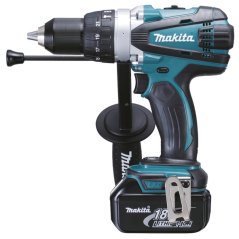 Makita DHP458RTJ aku příklepový šroubovák Li-ion 18V/5,0 Ah, systainer