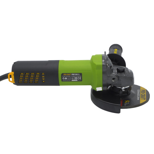 Procraft PW1550 bruska úhlová bezuhlíková 125mm 850W
