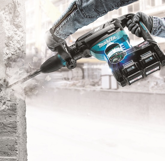 Makita HM002GZ03 aku bourací kladivo SDSMax s AWS Li-ion XGT 2x40V, bez aku Z