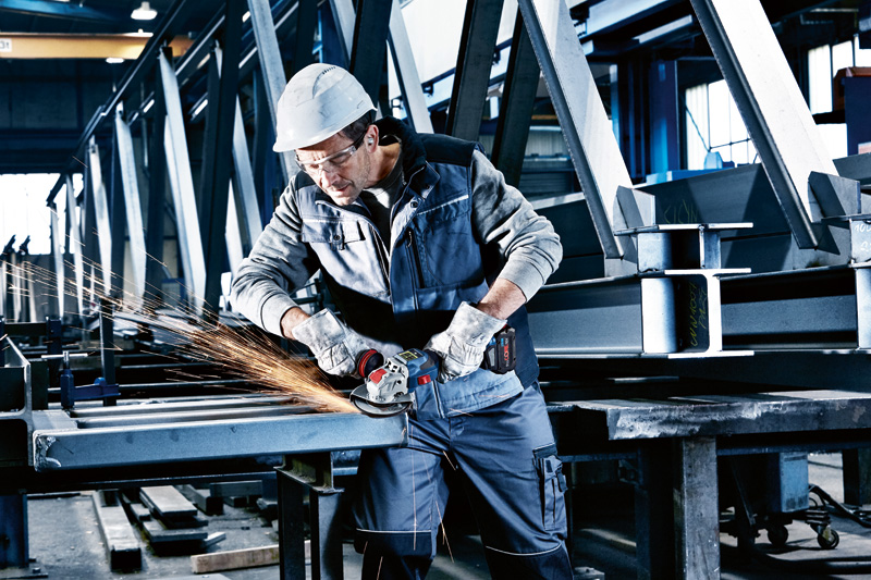 Bosch GWX 18V-15 SC akumulátorová úhlová bruska BITURBO s X-LOCK