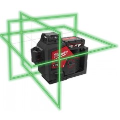Milwaukee M12 3PL-401C aku laser zelený 360° 4933478102