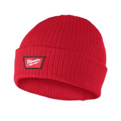 Milwaukee pletená čepice Beanie BNC RD červená 4932499385