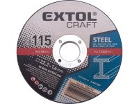 EXTOL CRAFT 106910 kotouče řezné na kov, 5ks, O 115x1,6x22,2mm