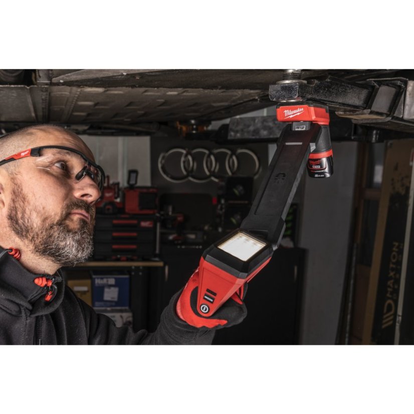 Milwaukee M12 UCL-0 podvozková svítilna 1200 lm bez aku 4933478868