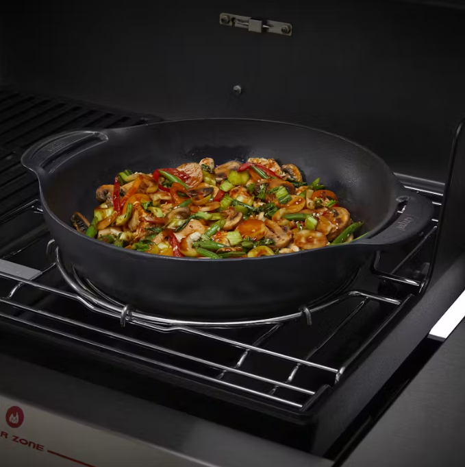 WEBER 7607 CRAFTED WOK PÁNEV, LITINA, GOURMET BBQ SYSTEM™