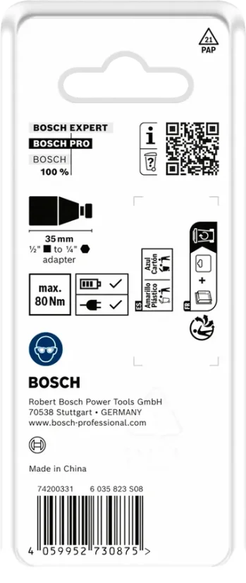 Bosch 2607002884 adaptér PRO Impact Bit 1/2" na 1/4"