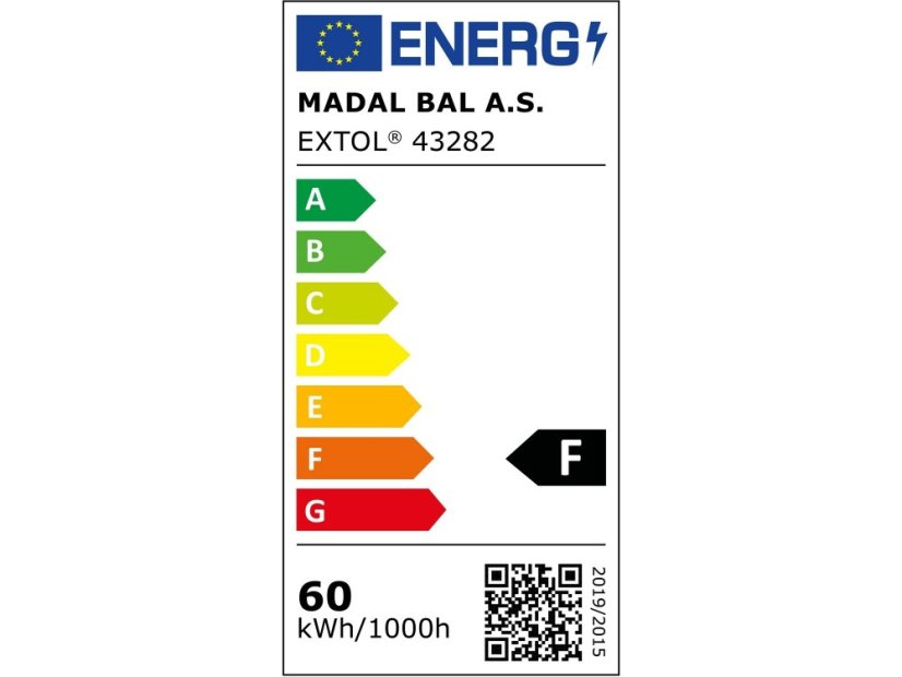 EXTOL LIGHT reflektor LED, 2x2700lm, se stojanem 180cm