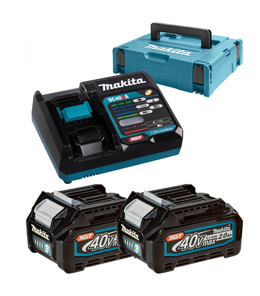 Makita 191V07-0 sada Li-ion XGT 40V 2xBL4020+1xDC40RA+1xMakpac