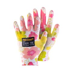 Procraft GL-G7 Pracovní rukavice S zahradní máčené v nitrilu