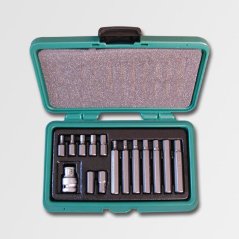 HONITON Sada 1/2"  bitů imbus 4-12 (30-75mm) 15 dílů