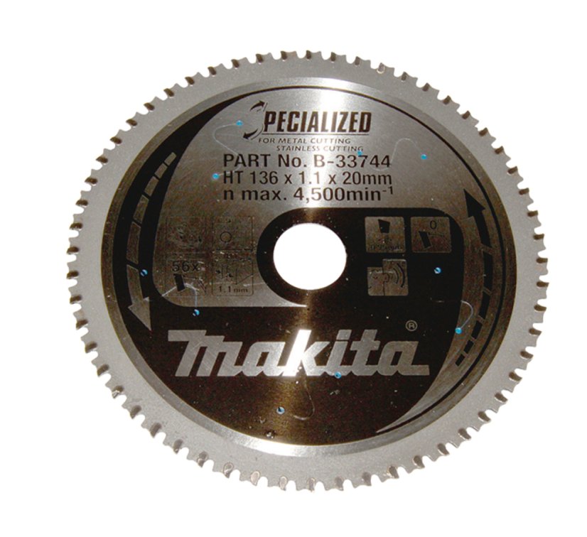 Makita B-33744 pilový kotouč SPECIALIZED 136x20x56Z =old B-23086 Makita B-33744 pilový kotouč SPECIALIZED 136x20x56Z =old B-23086