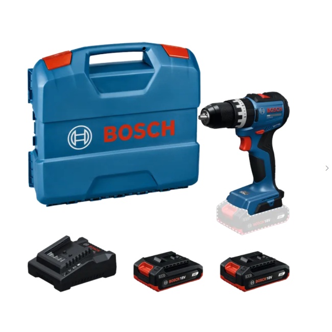 Bosch GSB 18V-52 aku příklepový vrtací šroubovák 18 V 2x2Ah 06019S0123
