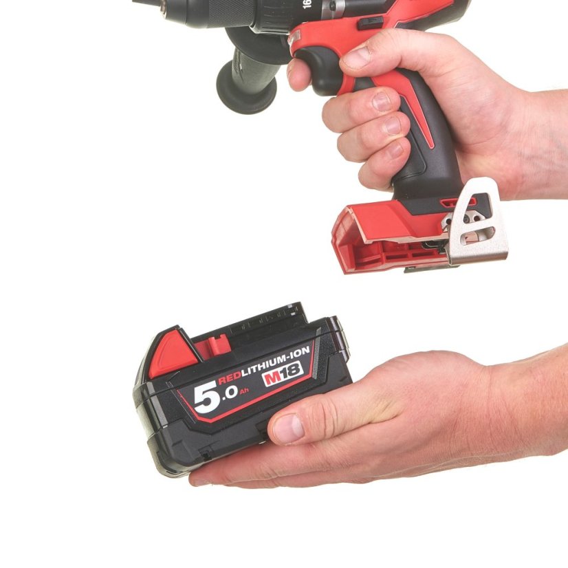 Milwaukee M18 BLDD2-502Xaku vrtací šroubovák 2x4Ah 4933464515
