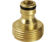 EXTOL PREMIUM 8876031 adaptér vnější zavit, 3/4", MOSAZ