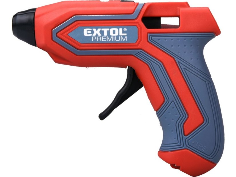 EXTOL PREMIUM 8891500 pistole tavná lepící aku, ?7,2mm, 4V Li-ion, 1500mAh